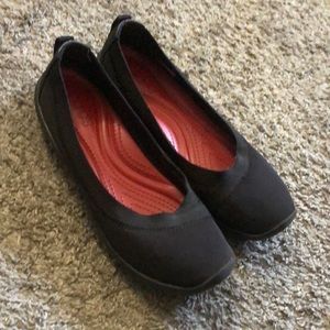 Crocs flats size 9 black